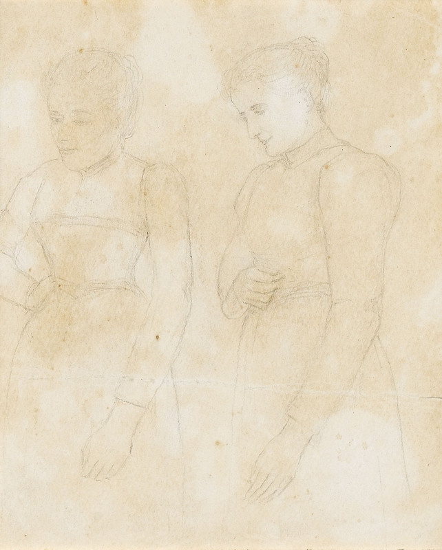 Anker_Trachten_Zbinden Albert Anker "Frauen in Trachten" Provenienz: Fritz Zbinden, Erlach, Nachlass Nr. 124