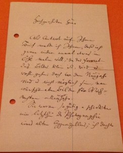 Brief von Albert Anker 1903 1